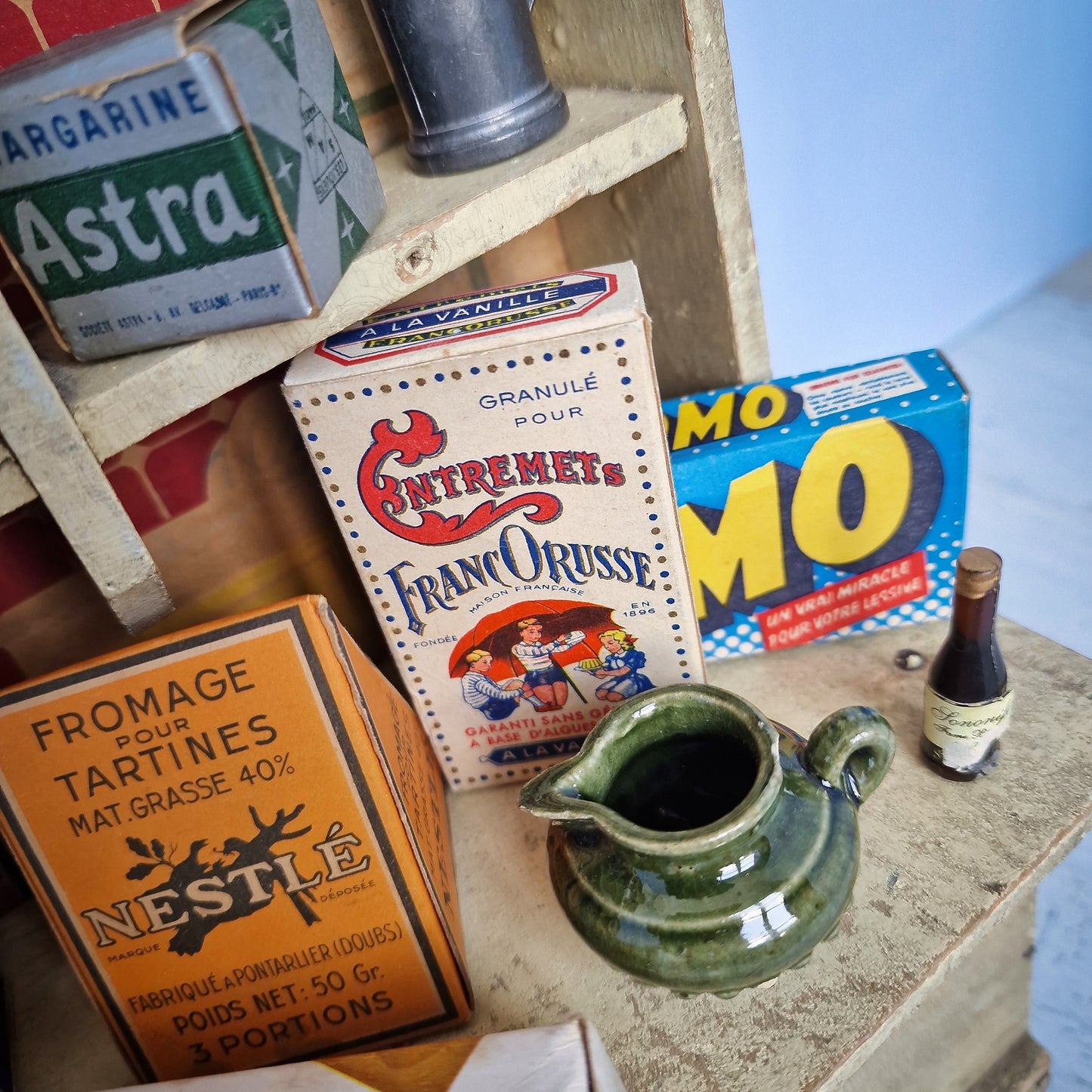 French Antique Epicerie Toy Shop
