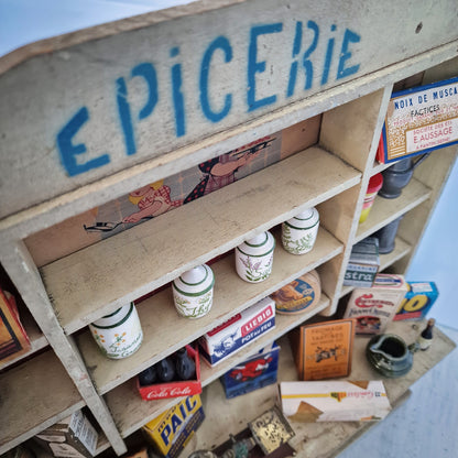 French Antique Epicerie Toy Shop