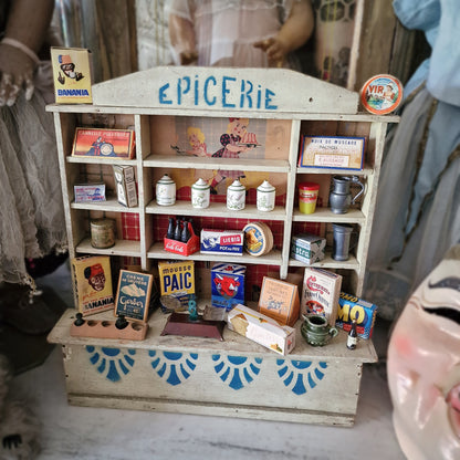 French Antique Epicerie Toy Shop
