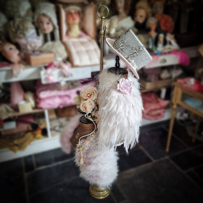 Antique Brass Shop Display Clothing, Hat  Dress Boy