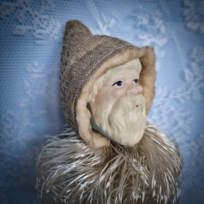 Rare 1930s French Santa Christmas Marotte Whistle