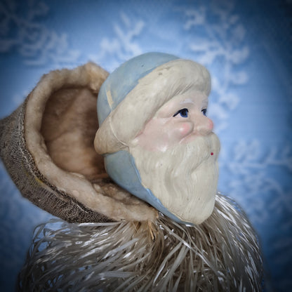 Rare 1930s French Santa Christmas Marotte Whistle