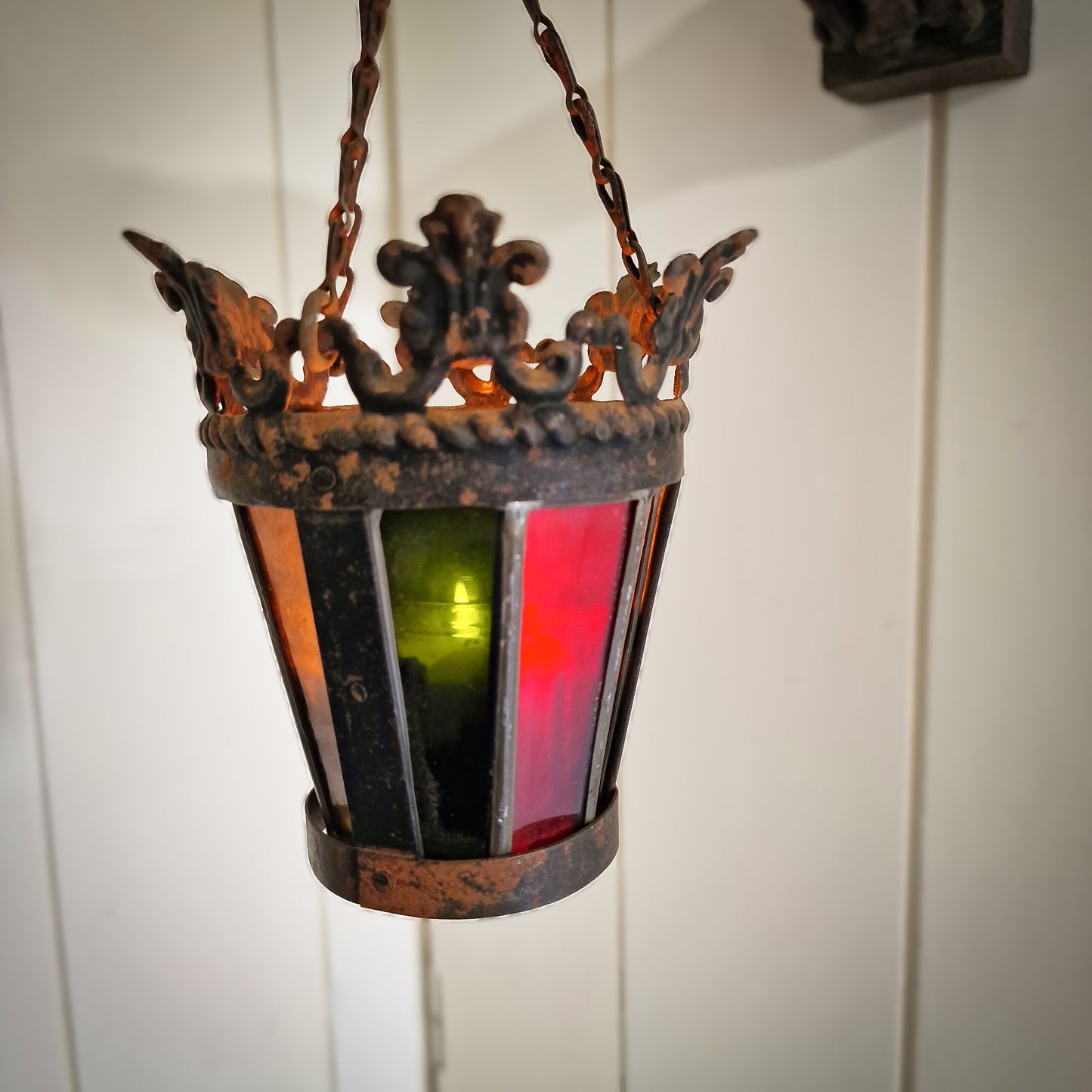 Rare Late 18th Century French Hand-Carved Gargoyle Wall Lamp Sconce