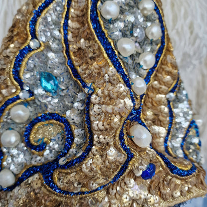 Vintage French Stage Headdress Costume Erte Burlesque
