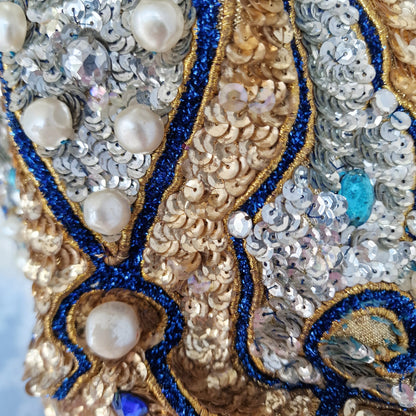 Vintage French Stage Headdress Costume Erte Burlesque