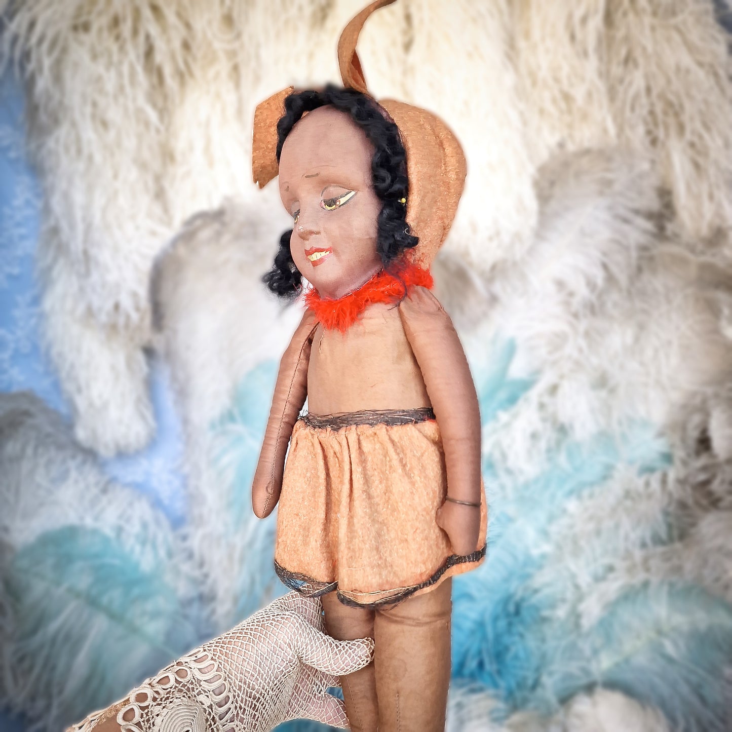 Interesting Josephine Baker Cloth Doll (circa 1926)