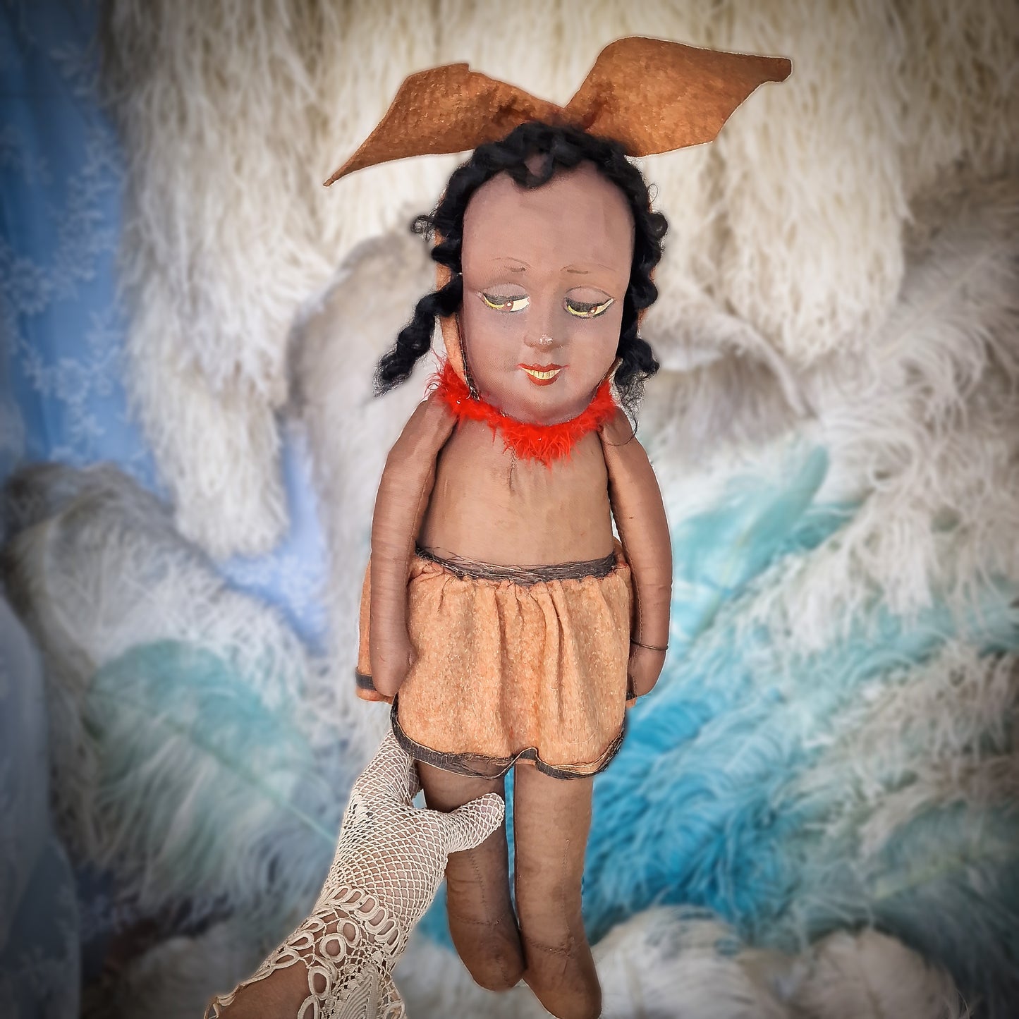 Interesting Josephine Baker Cloth Doll (circa 1926)