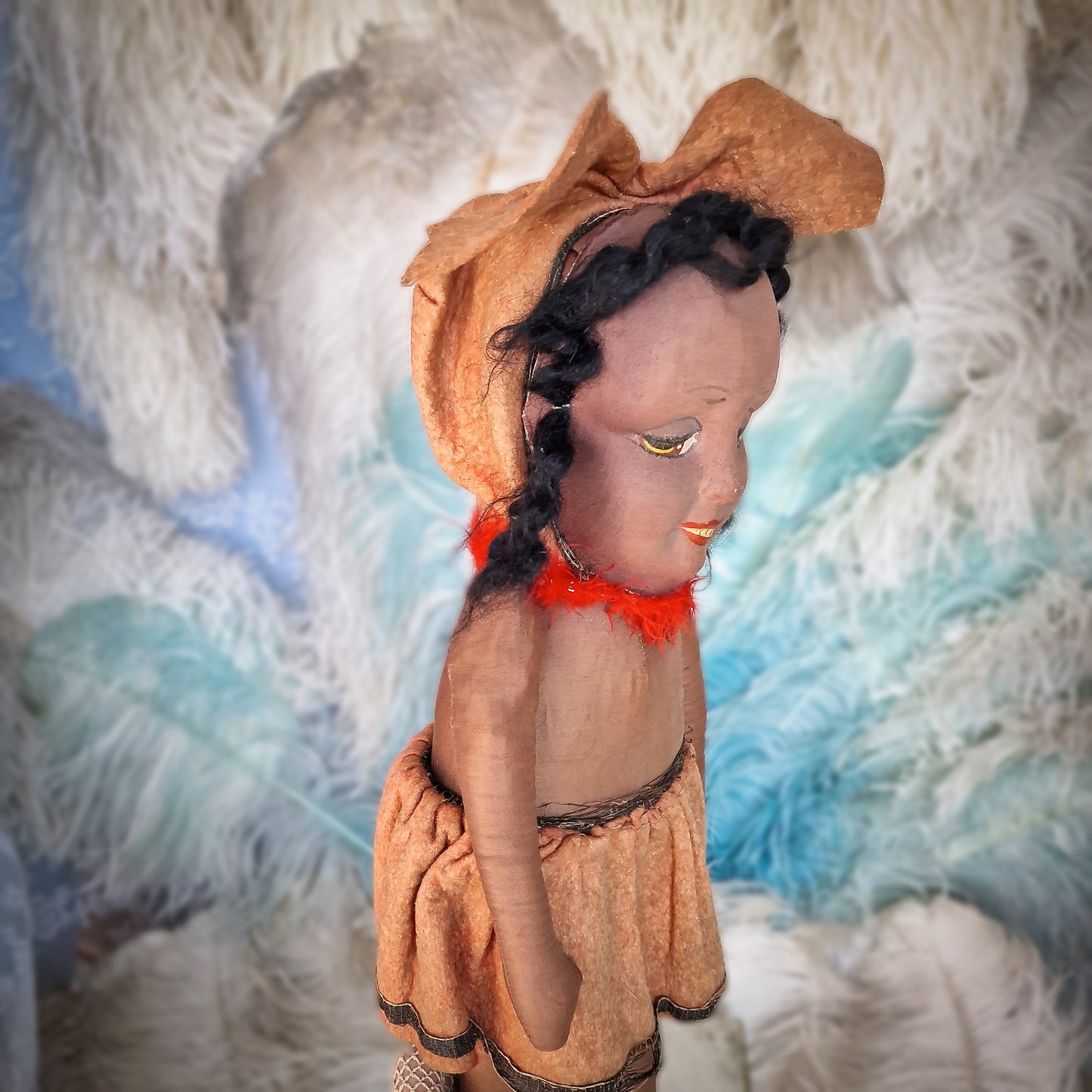 Interesting Josephine Baker Cloth Doll (circa 1926)