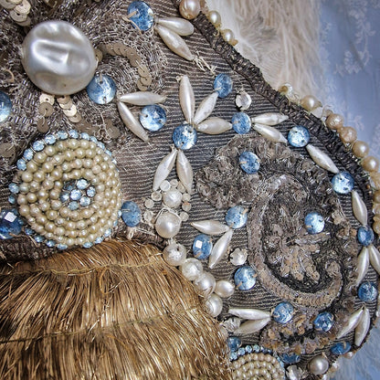 Antique Headdress Kokoshnik Theater Opera Showgirl Burlesque