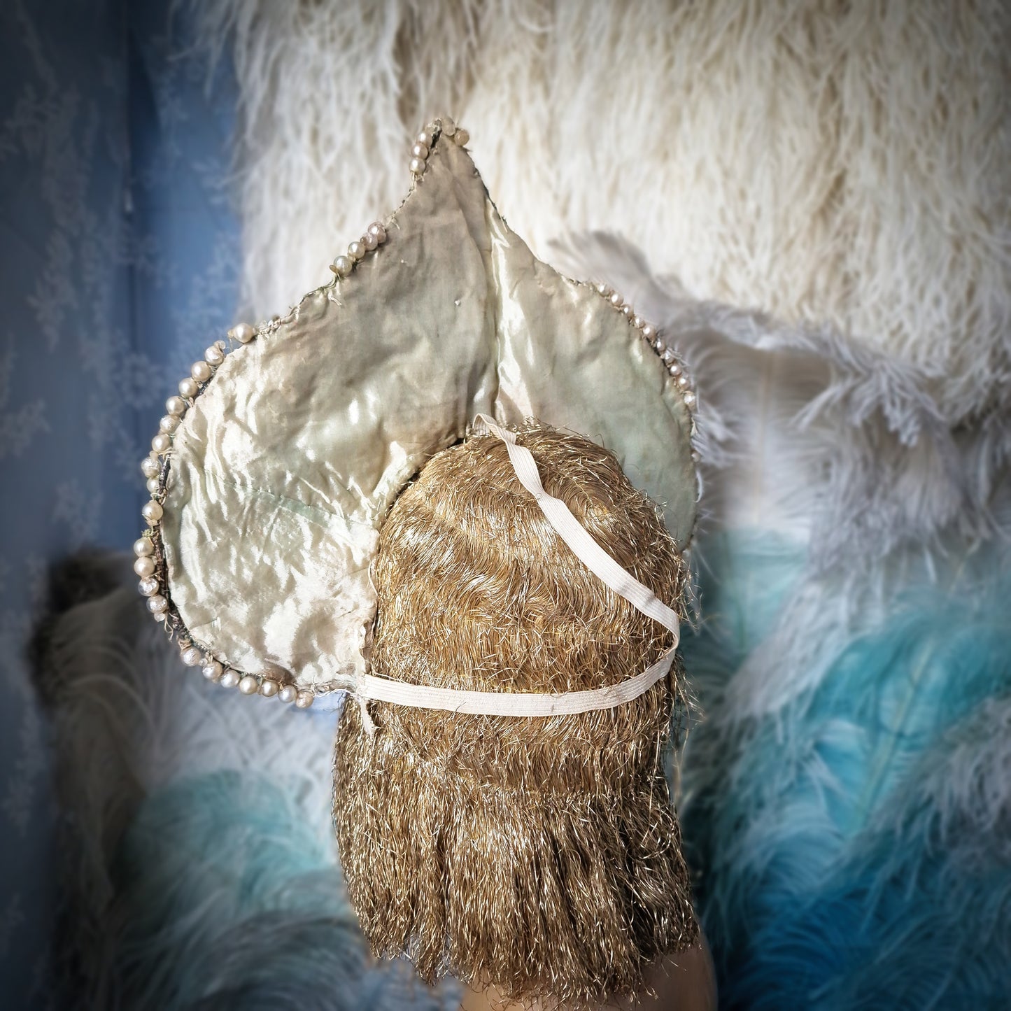 Antique Headdress Kokoshnik Theater Opera Showgirl Burlesque