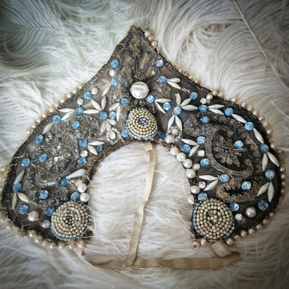 Antique Headdress Kokoshnik Theater Opera Showgirl Burlesque