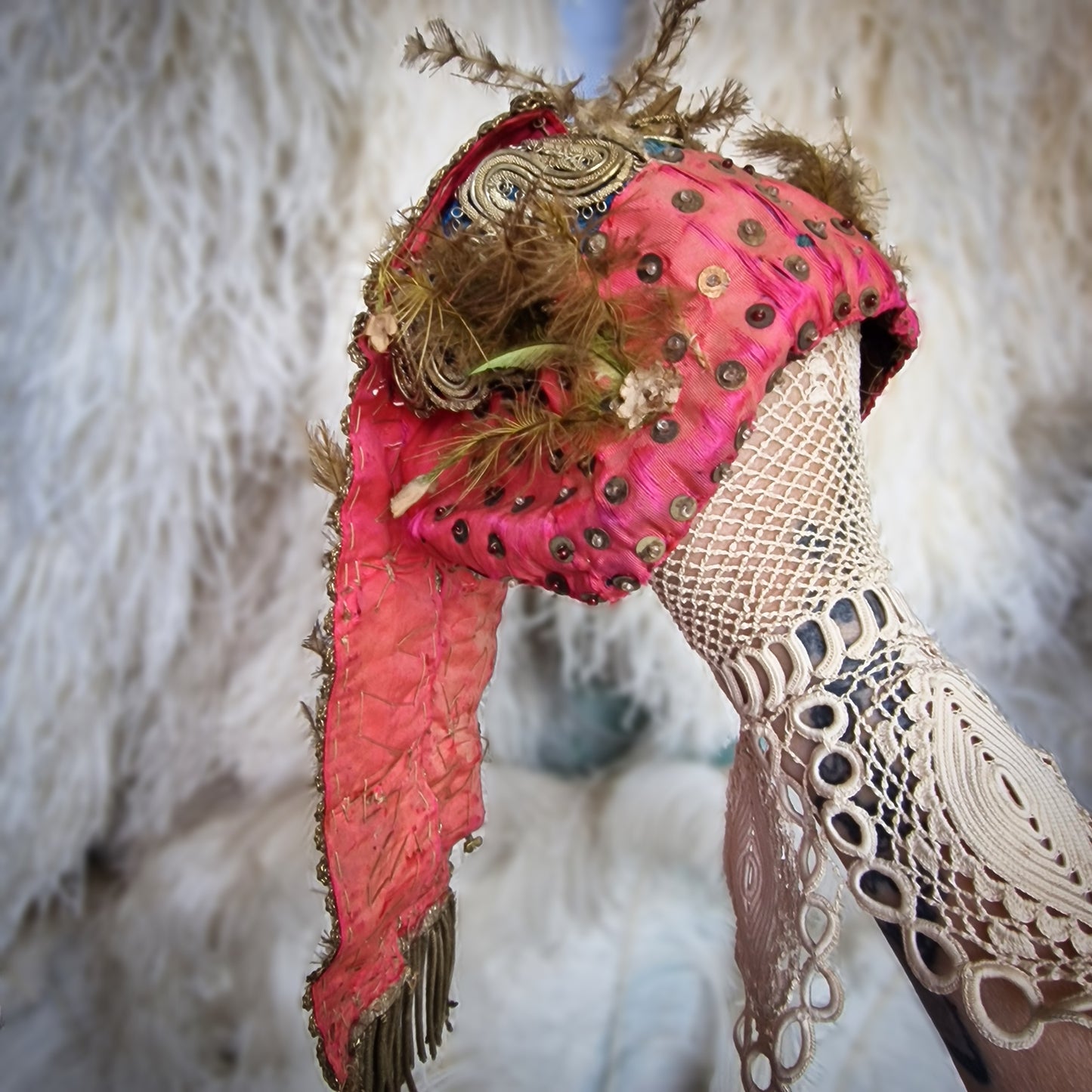 Late 17th to early 18th century child’s Bonnet from France
