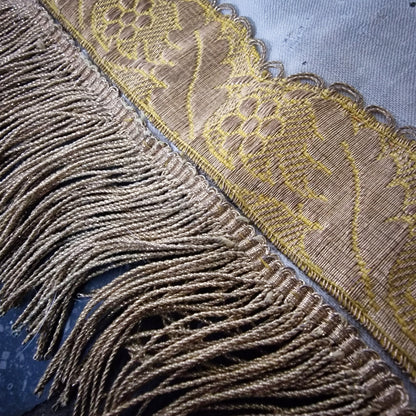 19th-century French Church Altar Cloth or Religious Table Runner