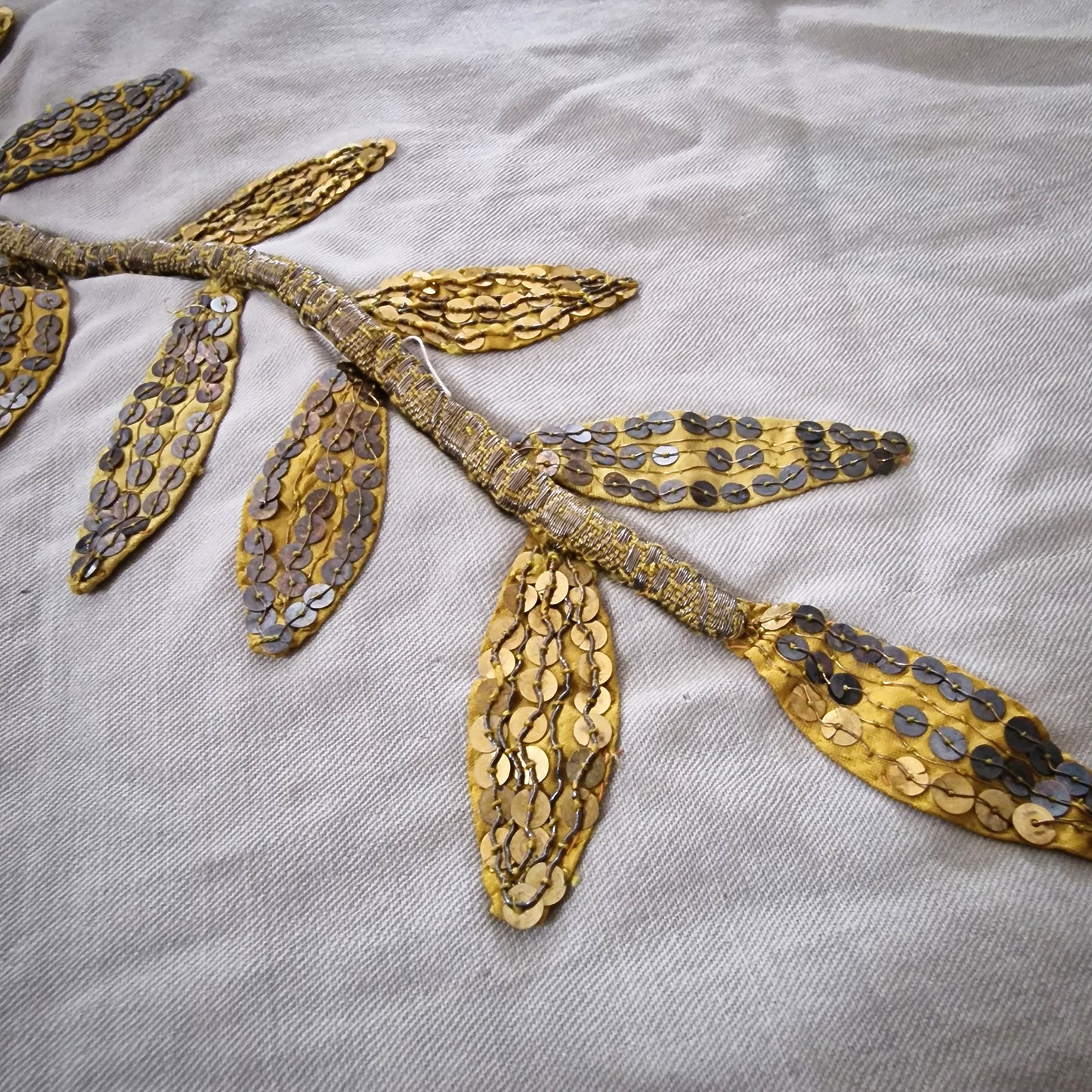 19th-century French Church Altar Cloth or Religious Table Runner