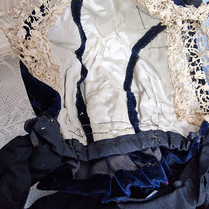 Antique Bonnet Hat Child Doll Fashion Victorian 1800s