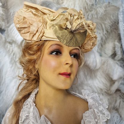 Stunning Antique French Wax Mannequin Bust