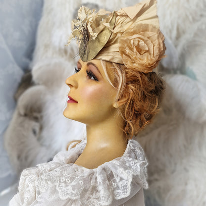 Stunning Antique French Wax Mannequin Bust