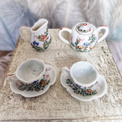 19th Century Chinese Miniature tea Set Porcelain