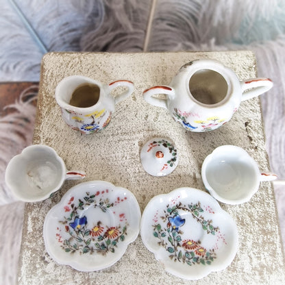 19th Century Chinese Miniature tea Set Porcelain