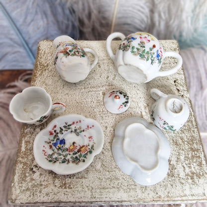 19th Century Chinese Miniature tea Set Porcelain