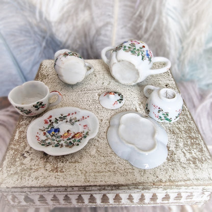 19th Century Chinese Miniature tea Set Porcelain