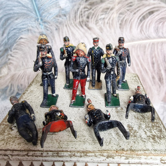 Batch of Antique French Lead Toy Soldiers