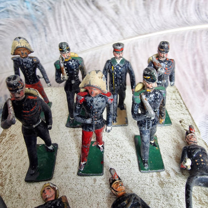 Batch of Antique French Lead Toy Soldiers