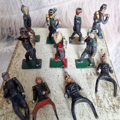 Batch of Antique French Lead Toy Soldiers