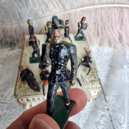 Batch of Antique French Lead Toy Soldiers
