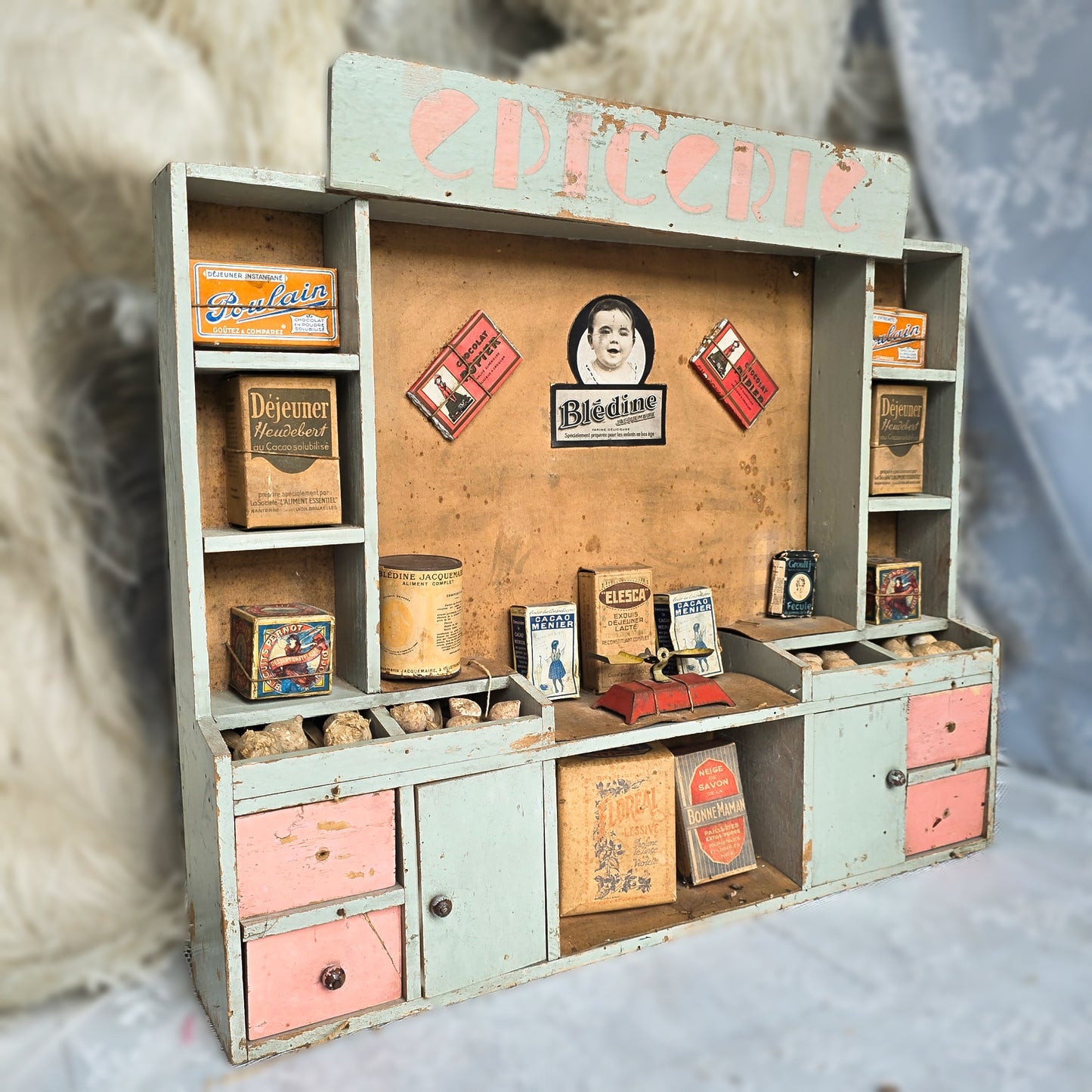 Early 1900s French Epicerie Toy Shop