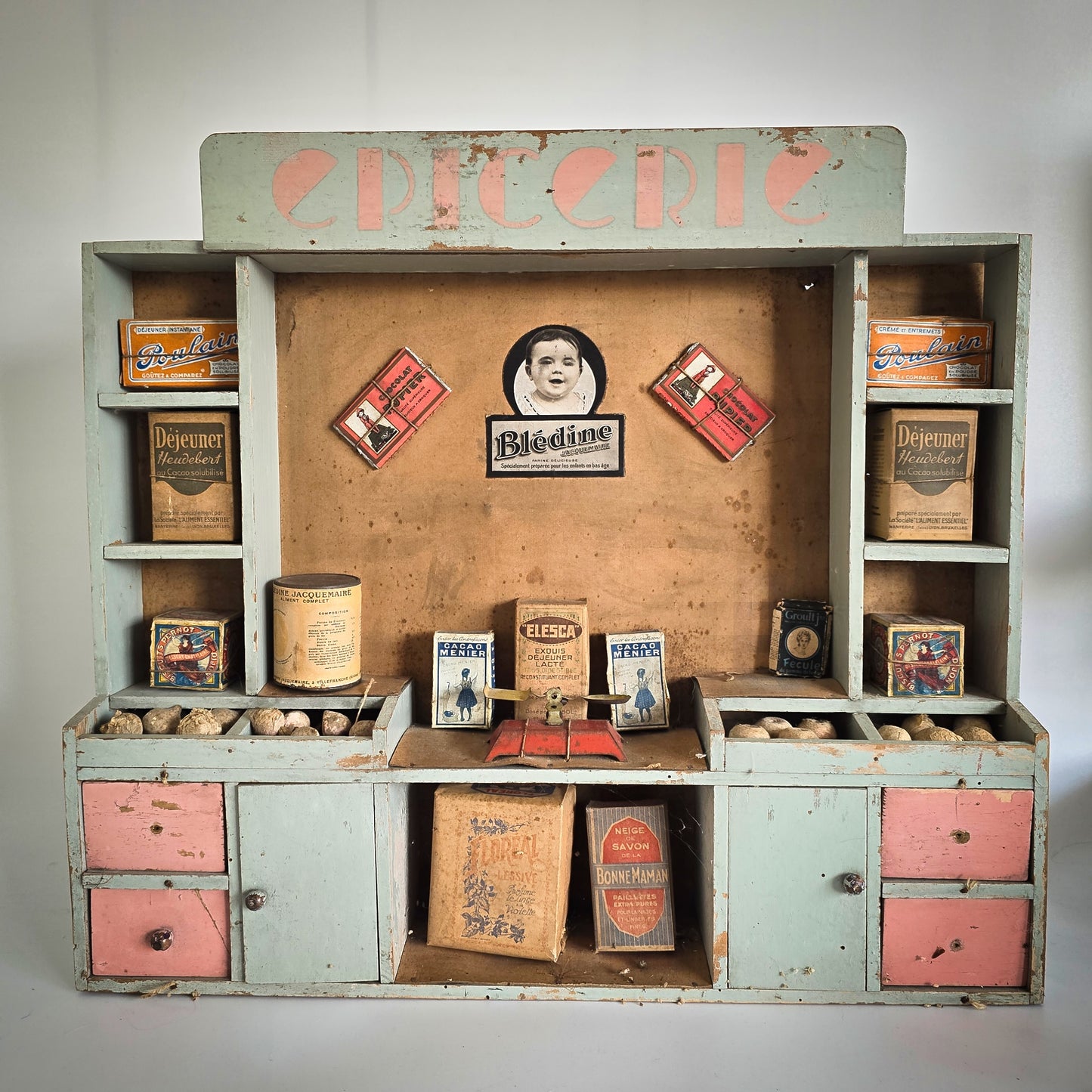 Early 1900s French Epicerie Toy Shop