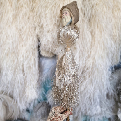 Rare 1930s French Santa Père Noël Marotte Whistle
