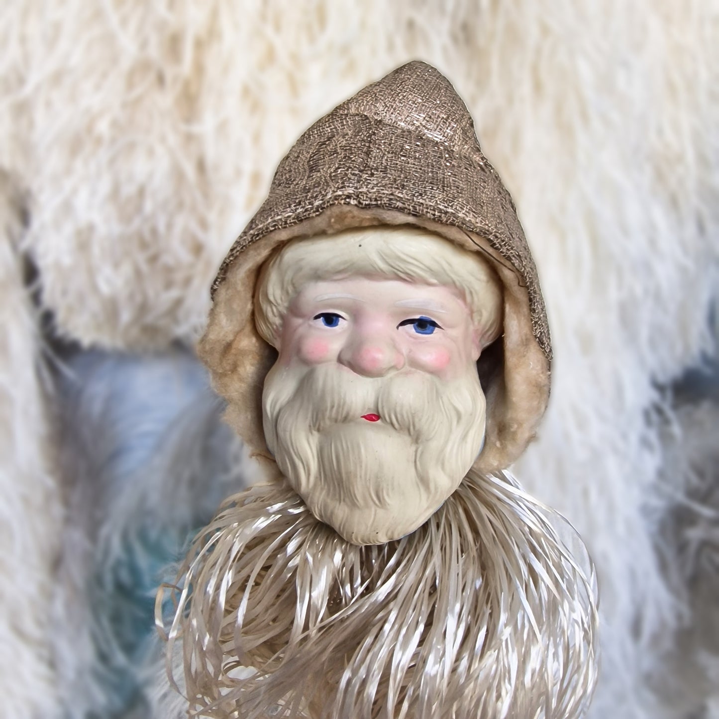 Rare 1930s French Santa Père Noël Marotte Whistle