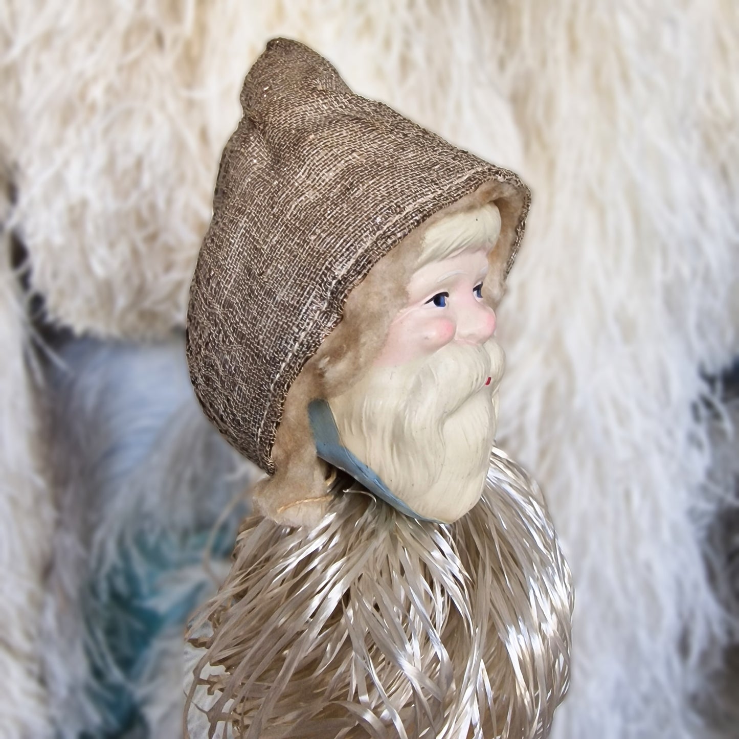 Rare 1930s French Santa Père Noël Marotte Whistle
