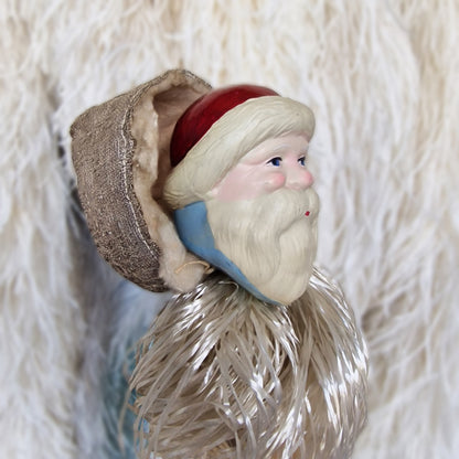 Rare 1930s French Santa Père Noël Marotte Whistle