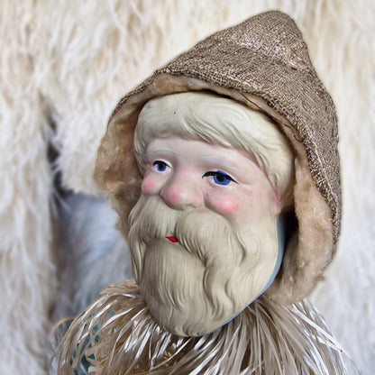 Rare 1930s French Santa Père Noël Marotte Whistle