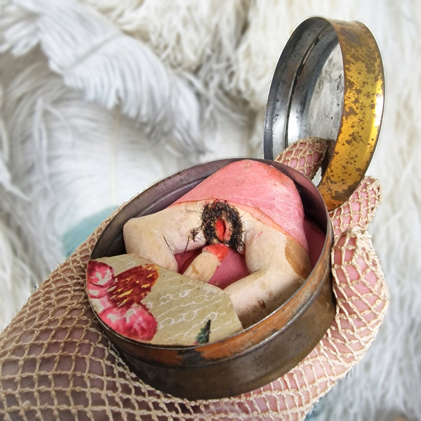 1940s Very Rare Erotica Oddity Sexy Secret Box