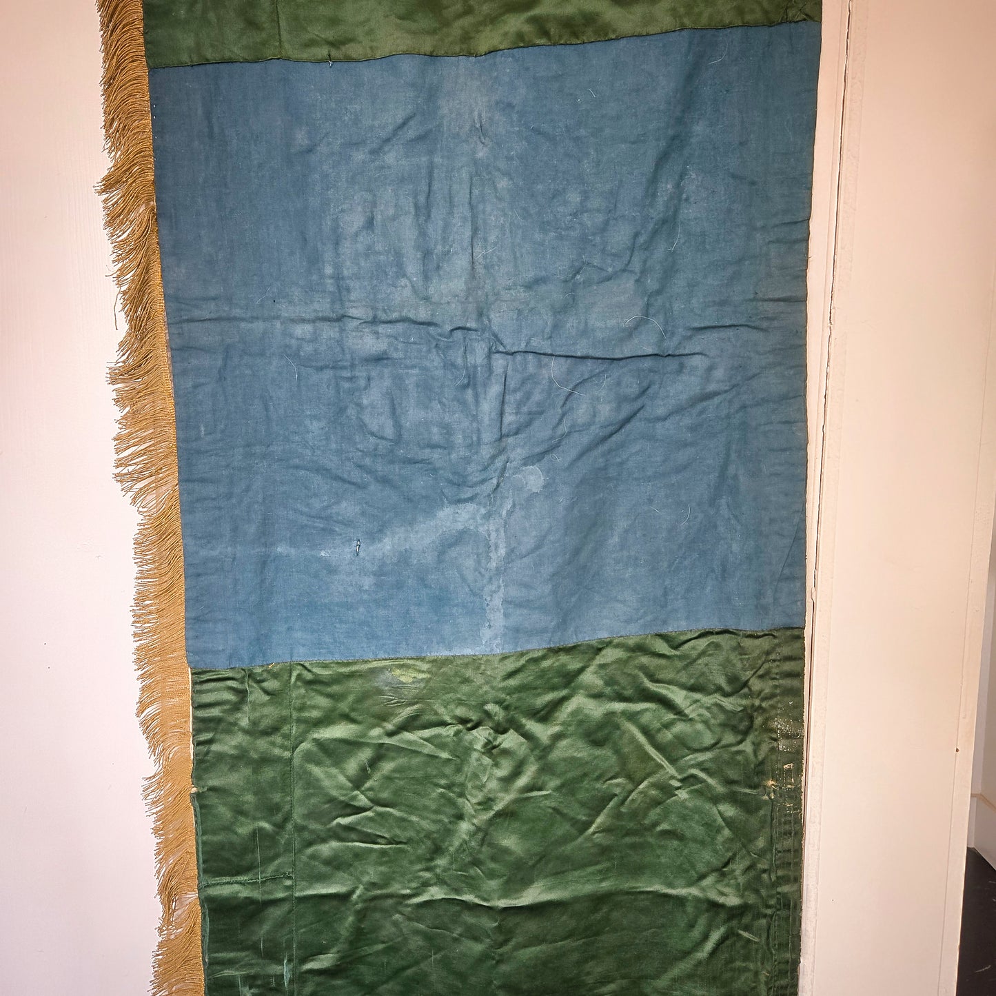 19th-century French Church Altar Cloth or Religious Table Runner
