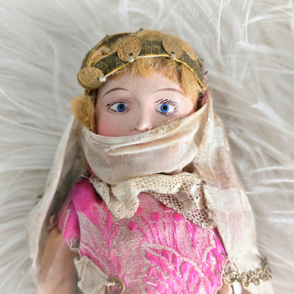 Antique Oriental Belly Dancer Doll