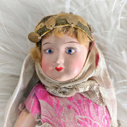 Antique Oriental Belly Dancer Doll
