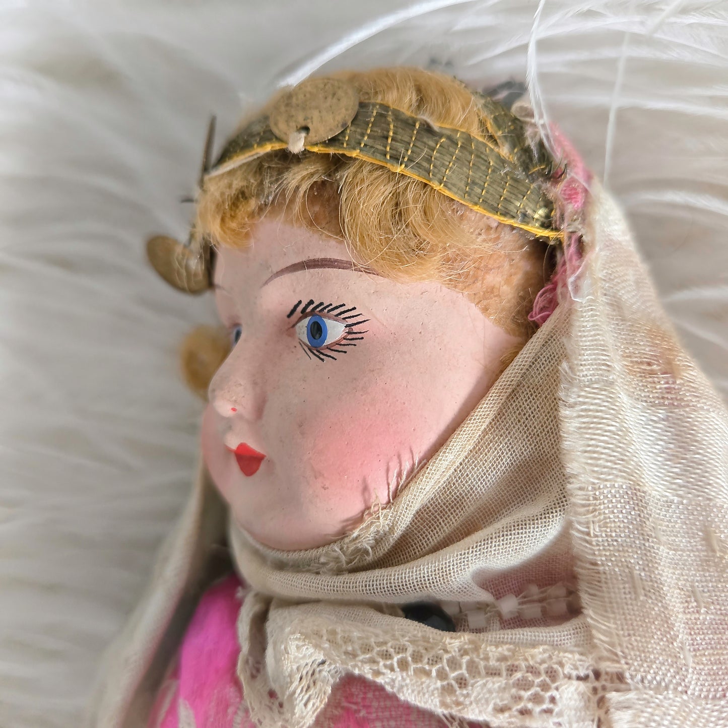 Antique Oriental Belly Dancer Doll