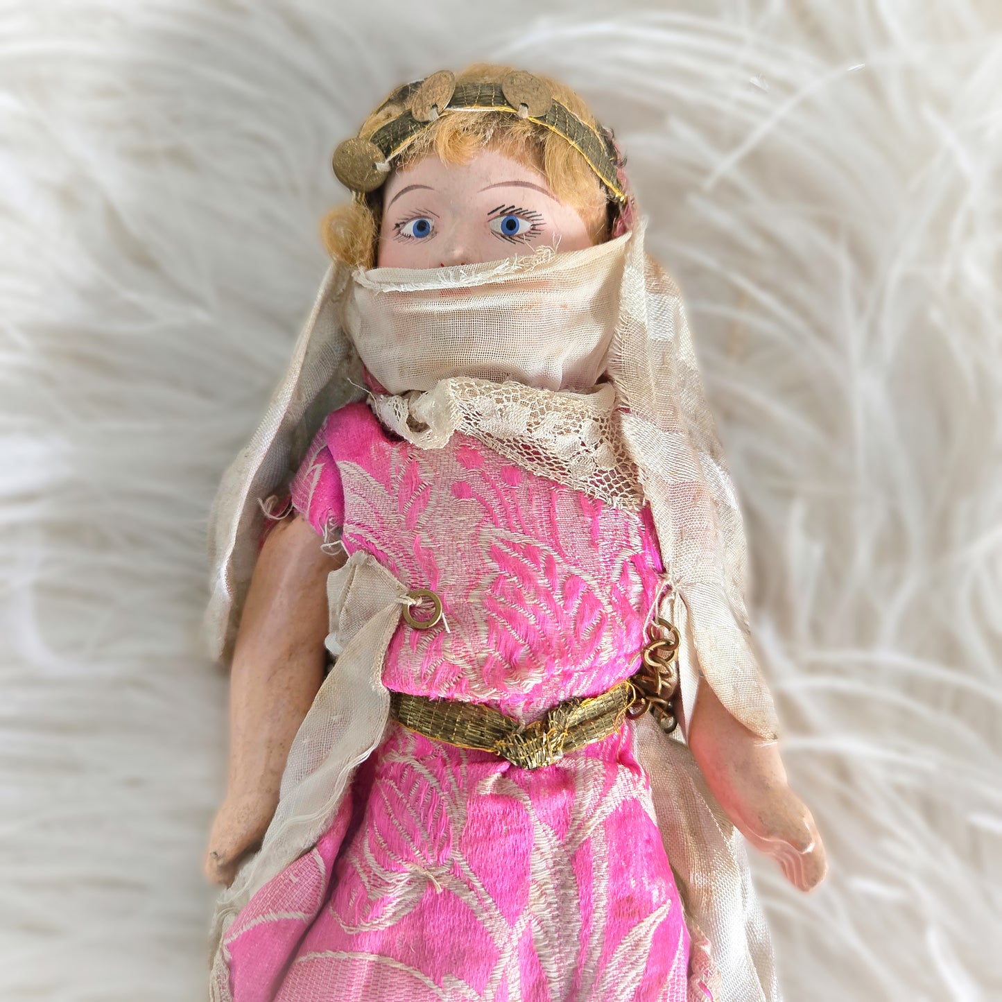 Antique Oriental Belly Dancer Doll