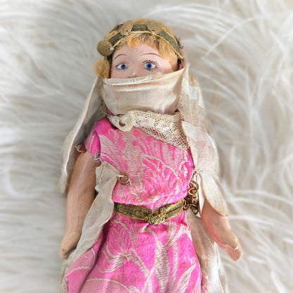 Antique Oriental Belly Dancer Doll