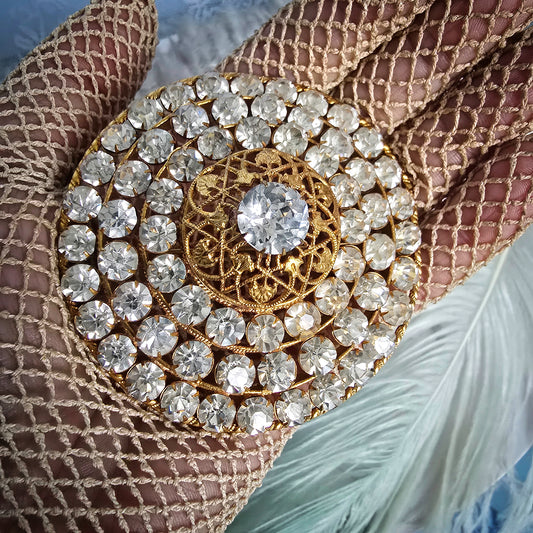Magnificent Antique Theater Brooch (c. late 1800s - early 1900s)