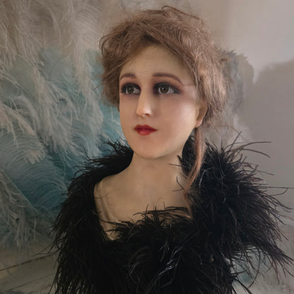 1920s French Wax Bust Counter top