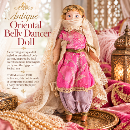 Antique Oriental Belly Dancer Doll
