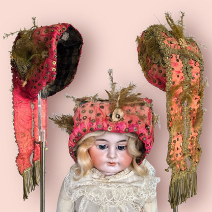 Late 17th to early 18th century child’s Bonnet from France