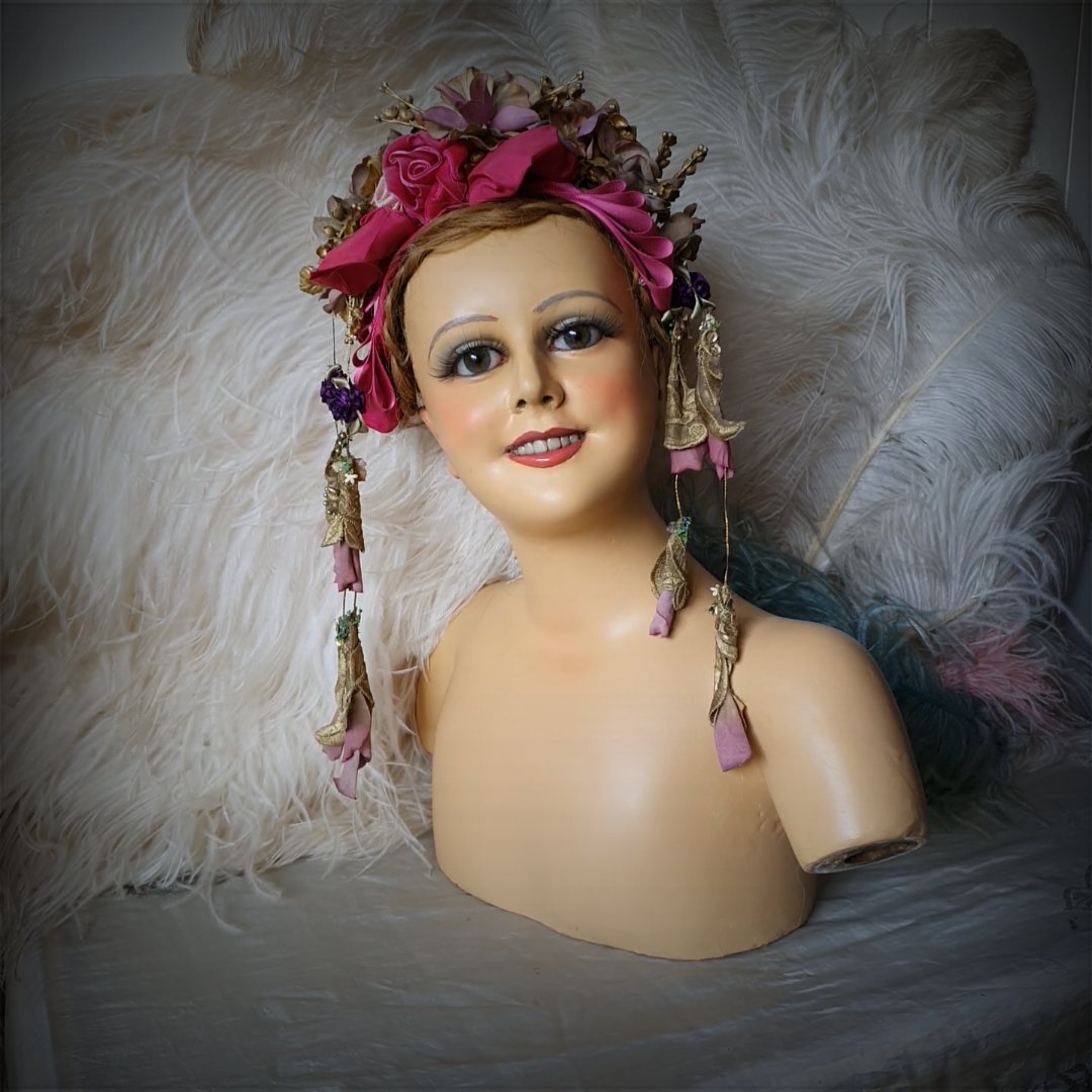 1920 Wax Child Bust