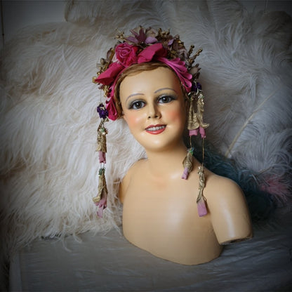 1920 Wax Child Bust