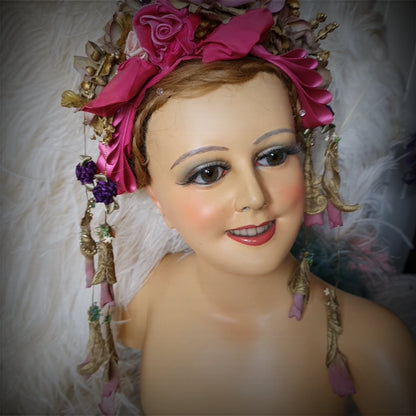 1920 Wax Child Bust